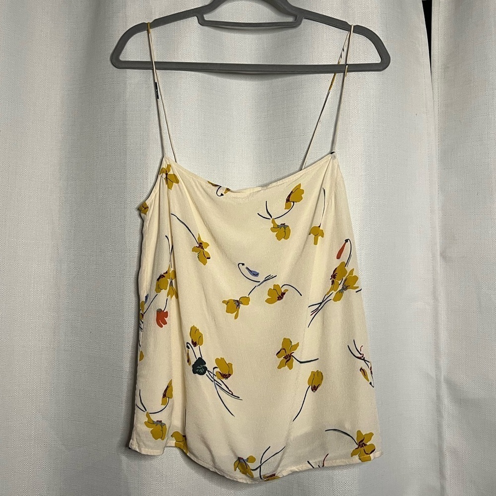 Anthropologie Capulet Floral Print Cream Camisole Top Small - Picture 3 of 10